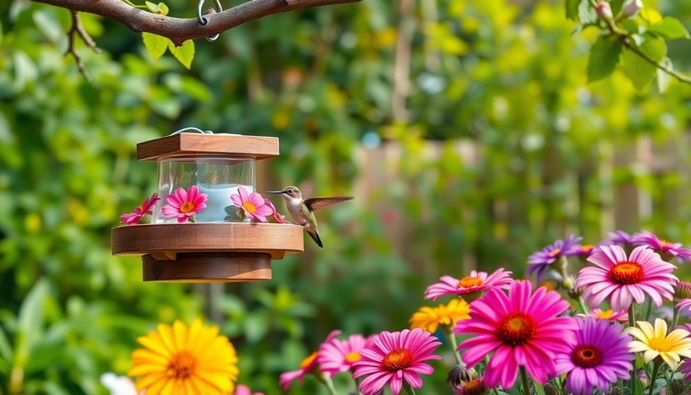 securely hang bird feeder