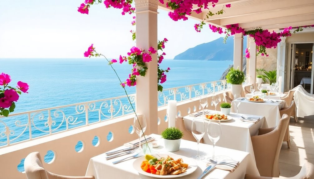 top dining spots capri