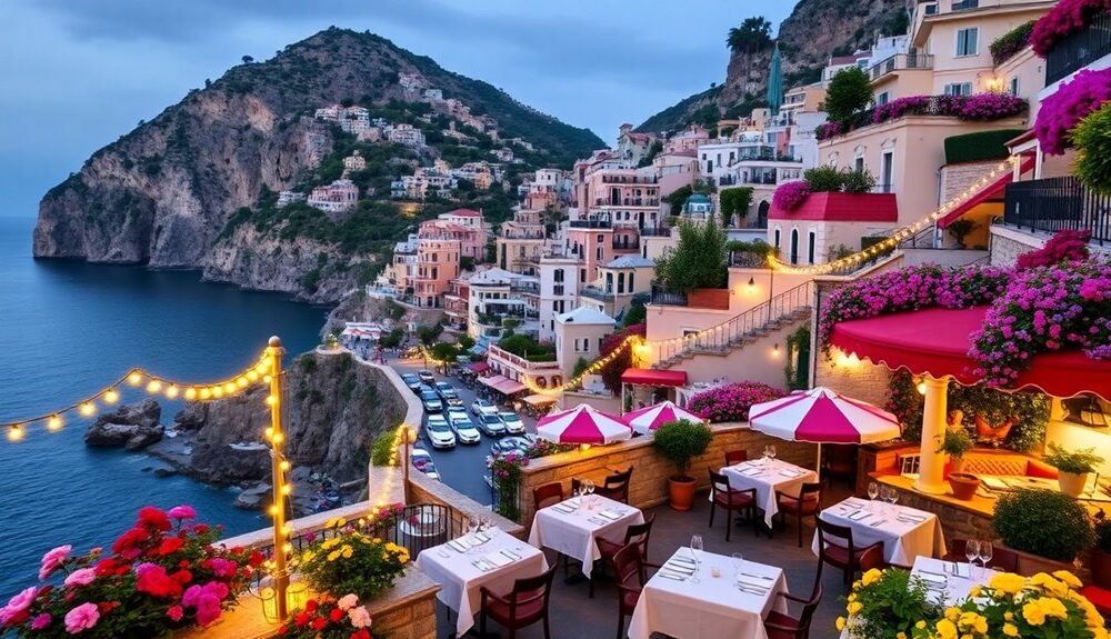 top dining spots positano