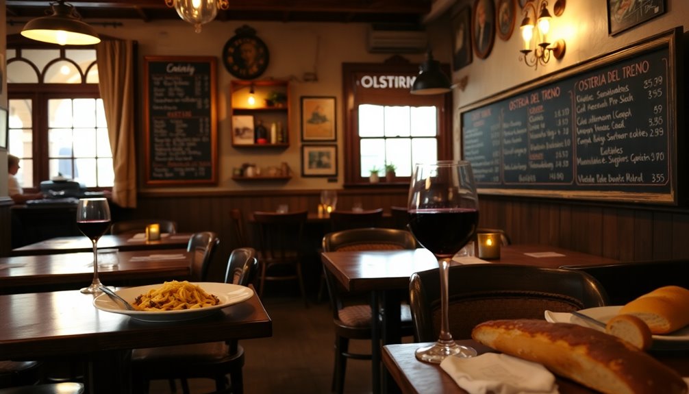 train station restaurant italy