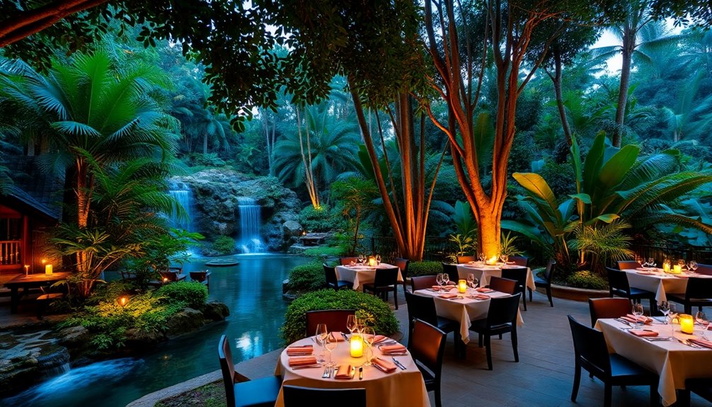 tropical healing mineral springs