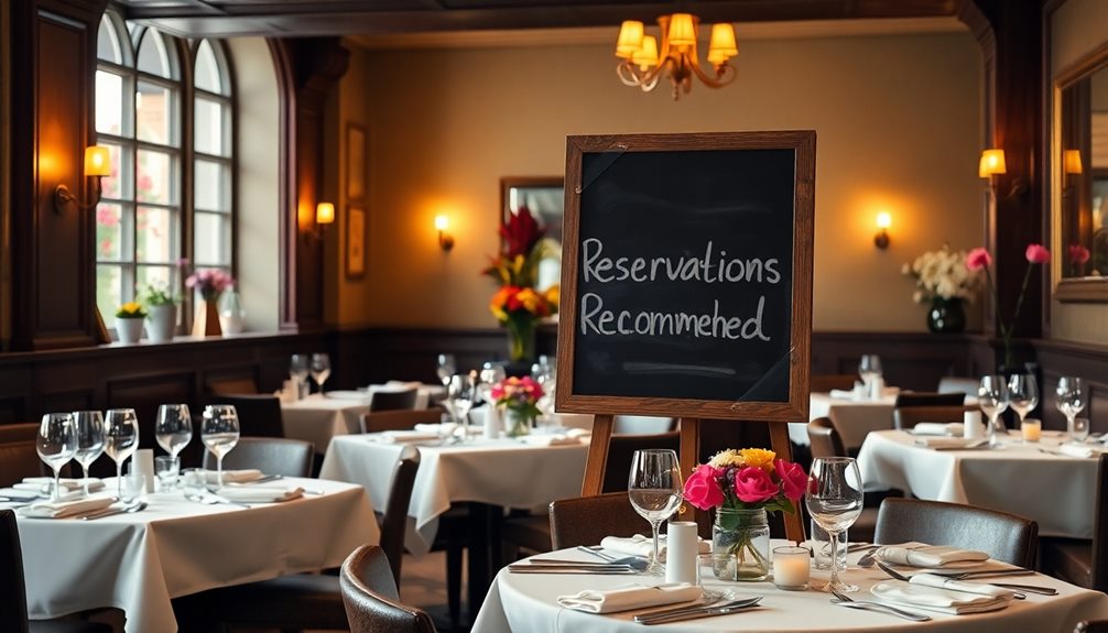 weekend reservations highly suggested