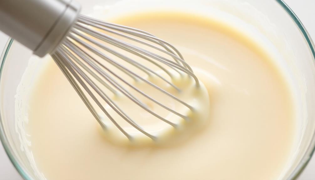 whisk cream until thickened