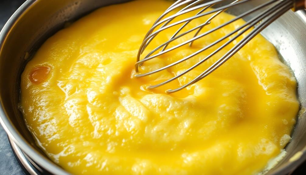 whisk eggs until frothy