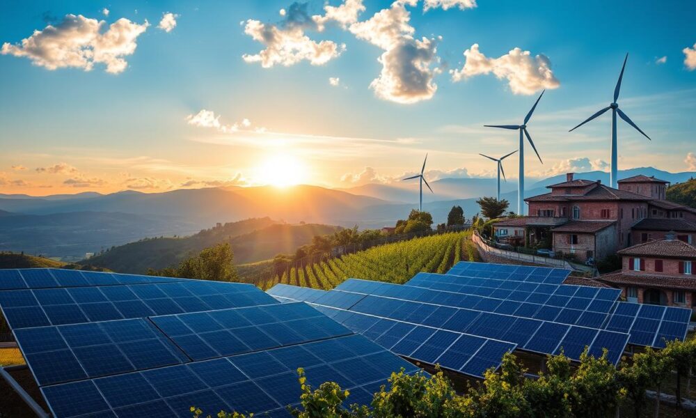 What are the renewable energy incentives in Italy?