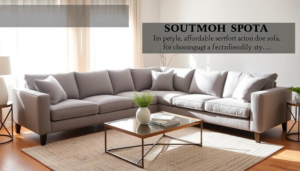 affordable sectional sofa considerations