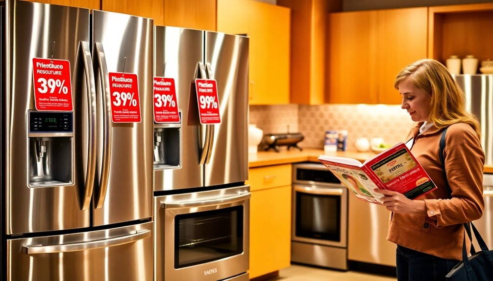 appliance deal selection factors