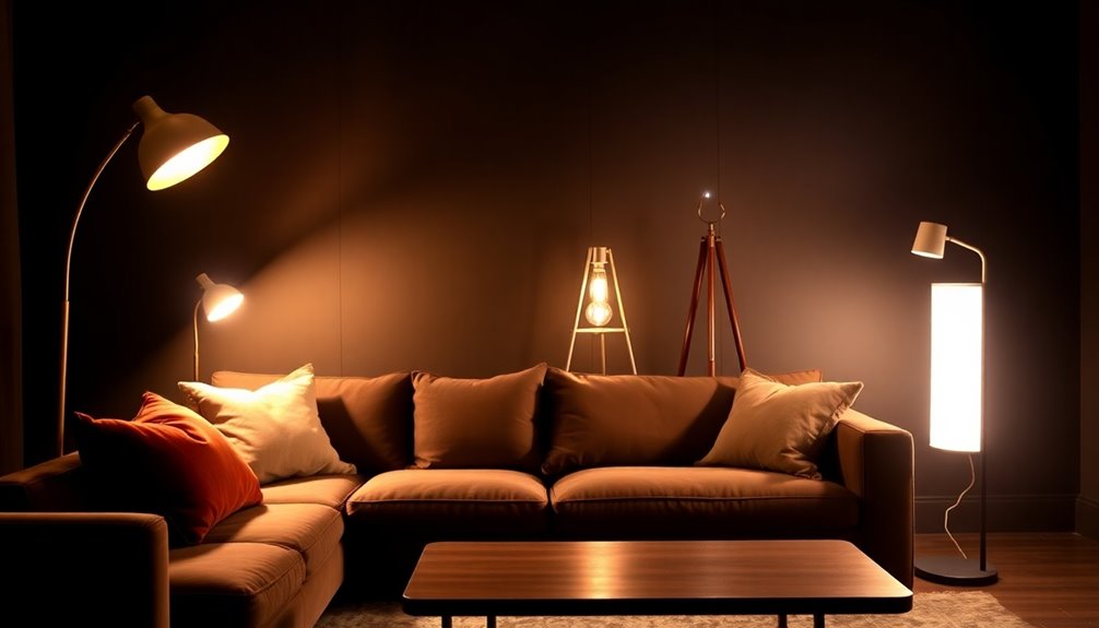 brightening dark room spaces