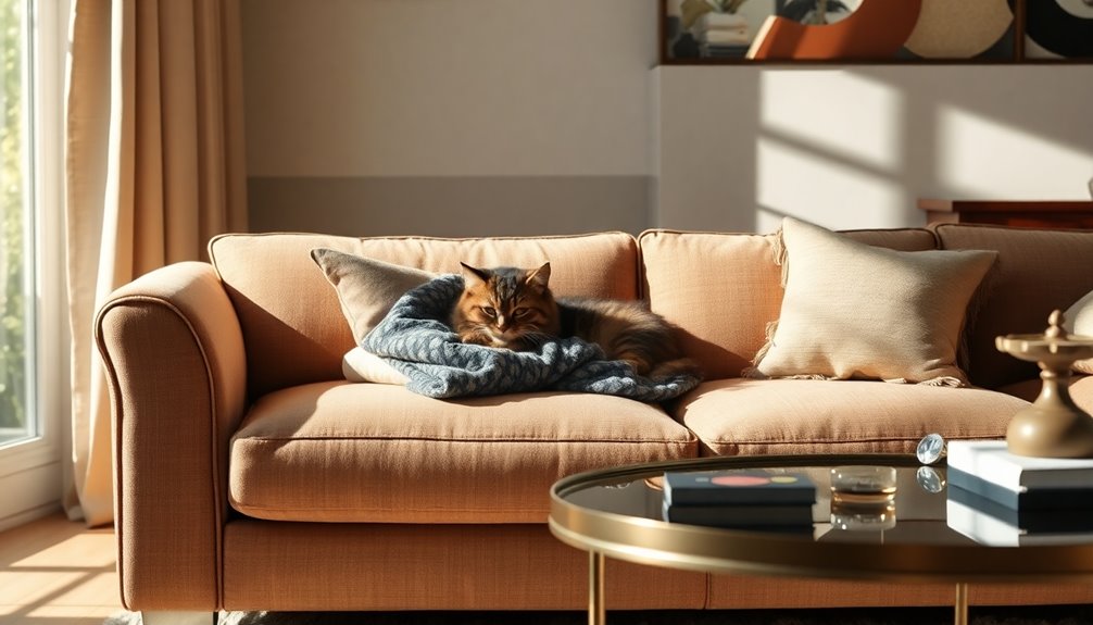 cat friendly sofa selection tips