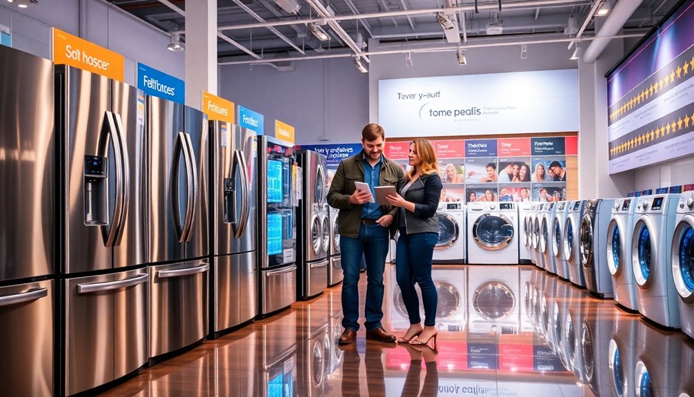 choosing appliance store factors