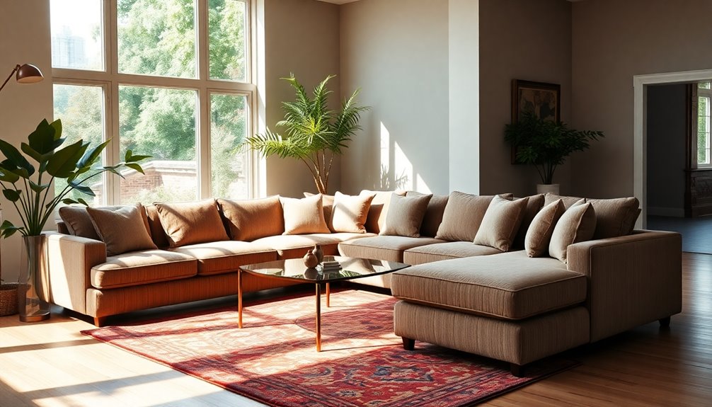 choosing large sectional sofa