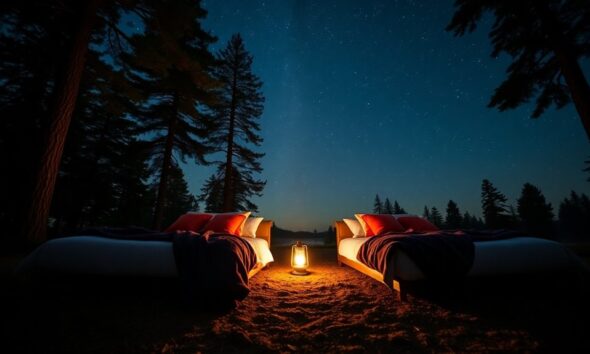 comfortable camping bed options