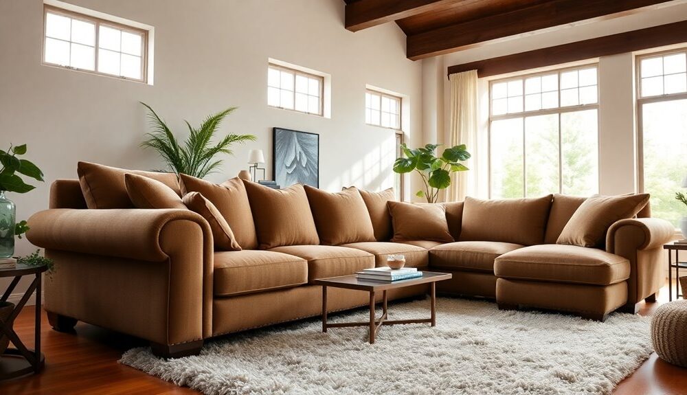 comfortable durable sectional sofas