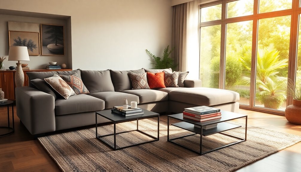 comfortable family sectional sofas