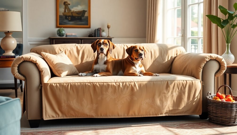 dog friendly sofa cover selection