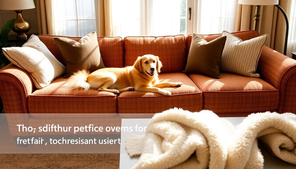 dog friendly sofa fabric selection