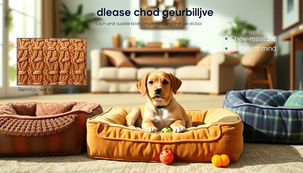 durable dog beds for chewers