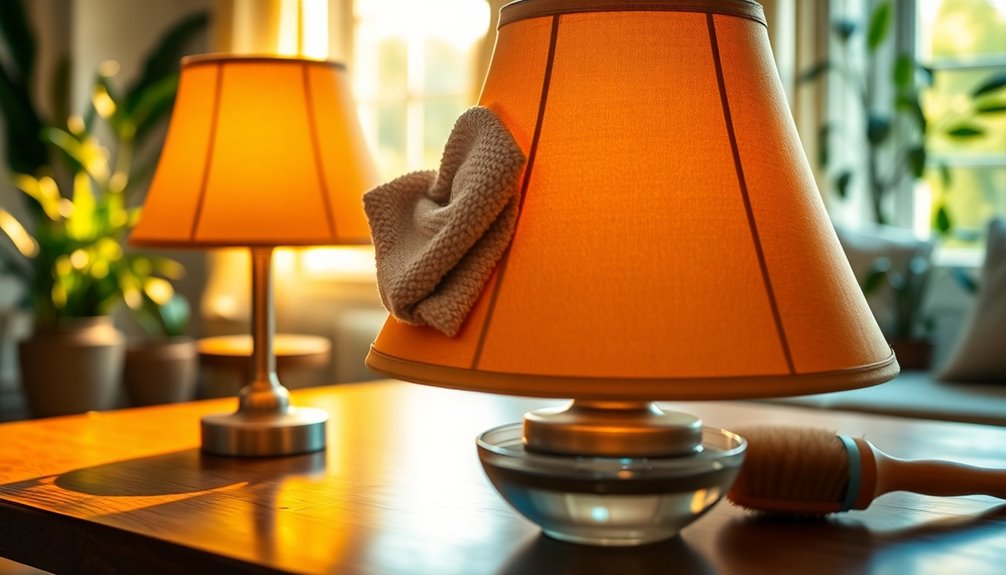 effective lamp shade care