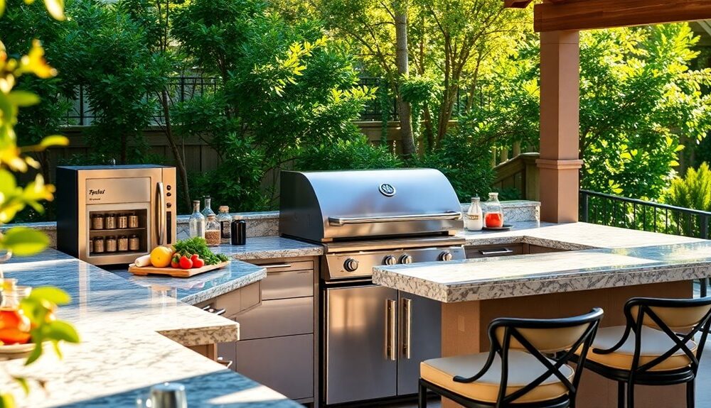 outdoor kitchen appliance essentials