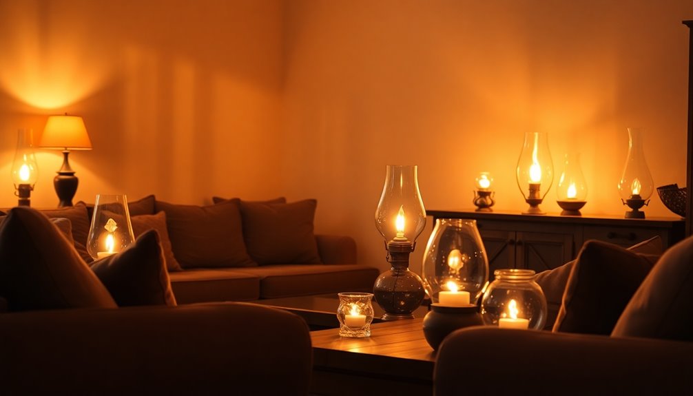 stylish warmth oil lamps