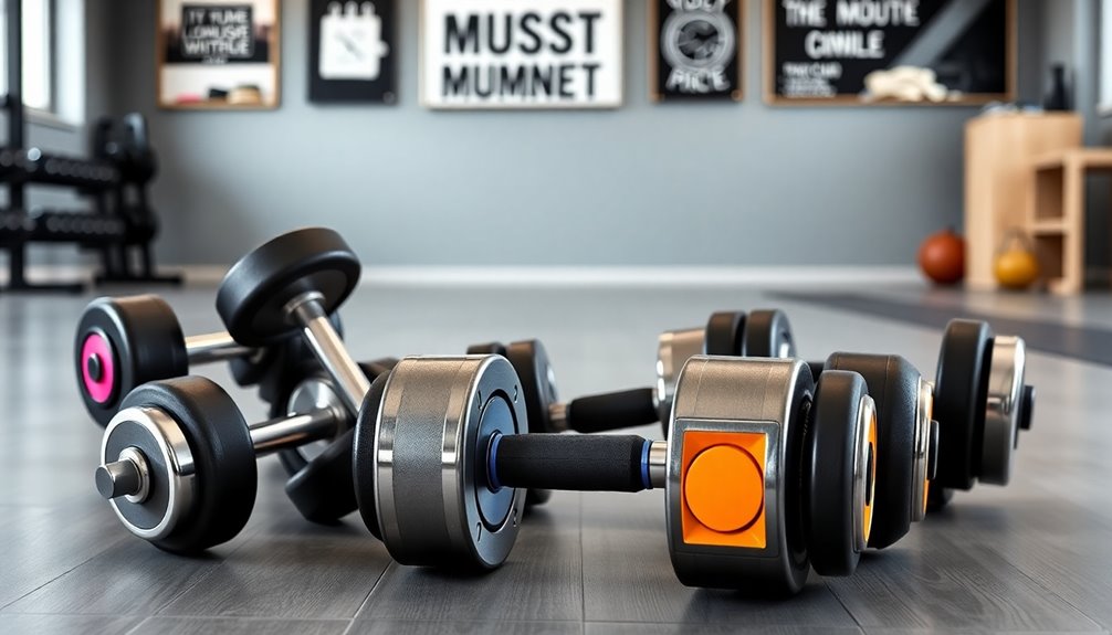 adjustable dumbbell selection criteria