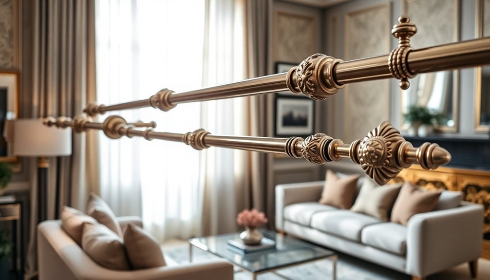 choosing the right curtain rods