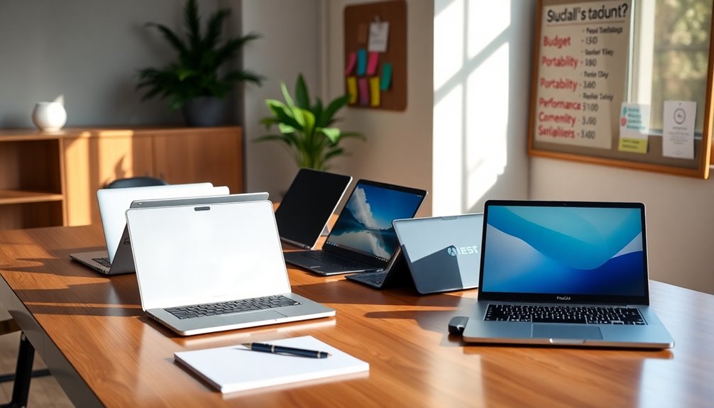 laptop selection for students