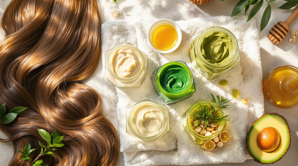 luxurious soft hair masks