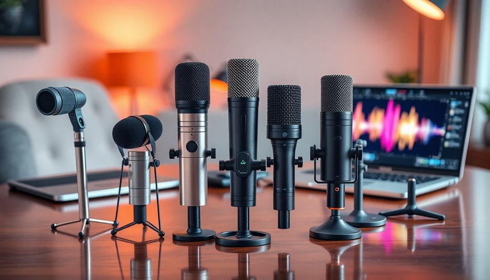 microphone selection for streaming