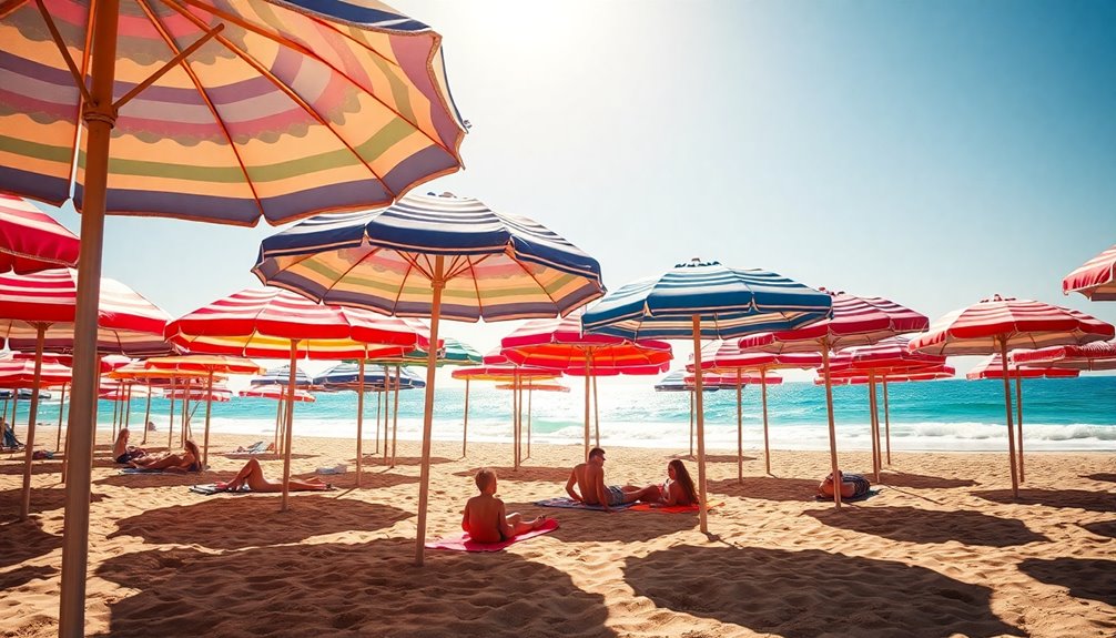 selecting the ideal beach umbrella