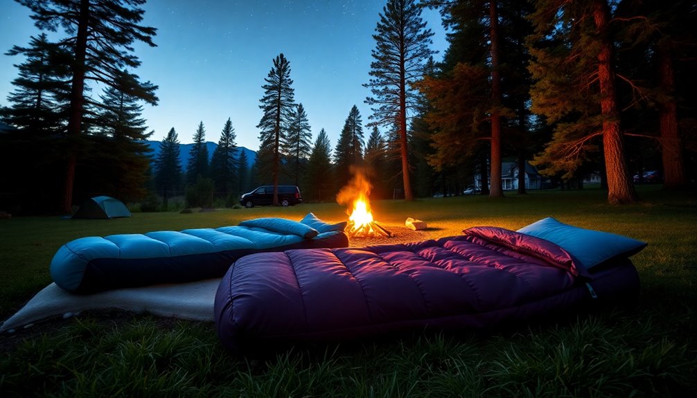 selecting the right sleeping bags