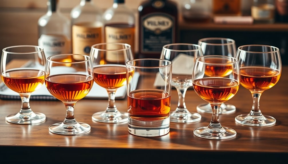 selecting the right whiskey glasses