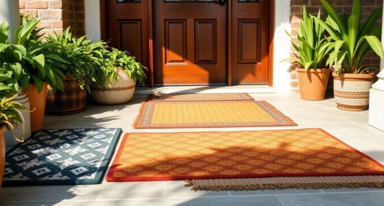 stylish and comfortable door mats