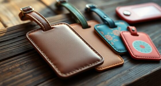 stylish functional luggage tags