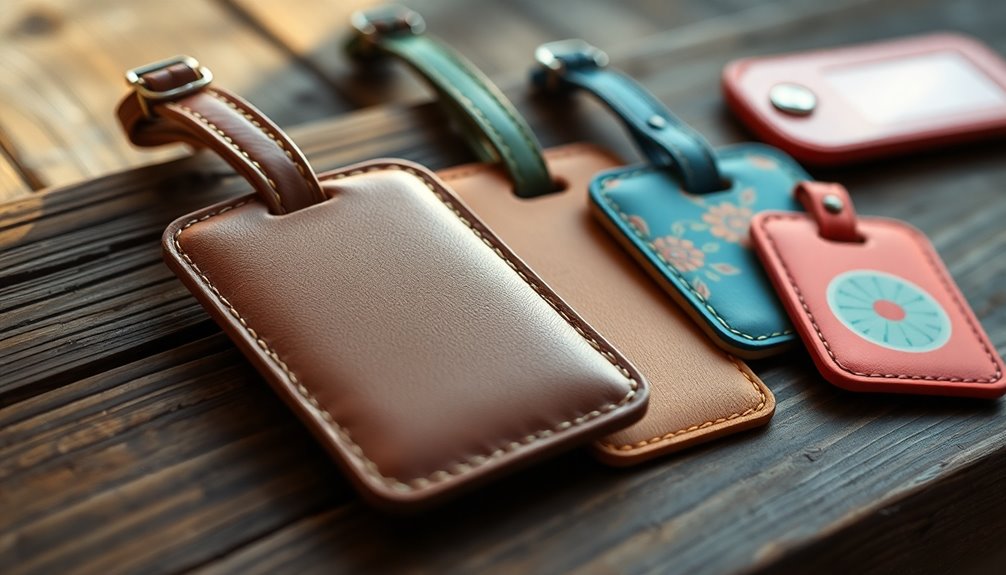 stylish functional luggage tags