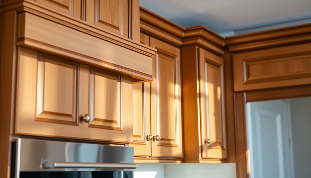 enhance cabinets using trim