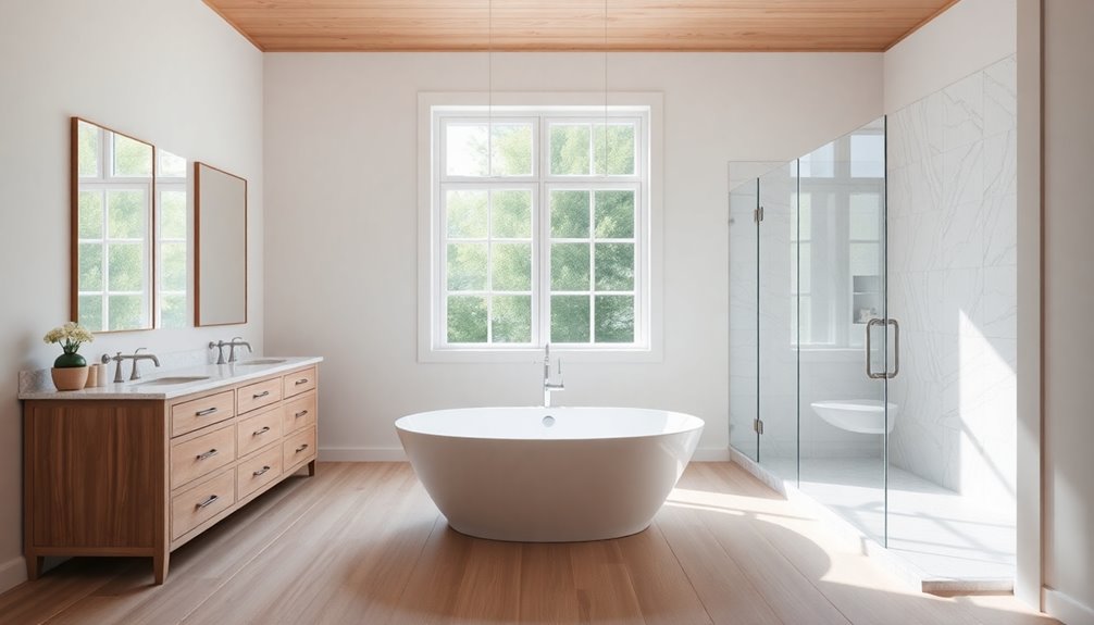 great bathroom floor design