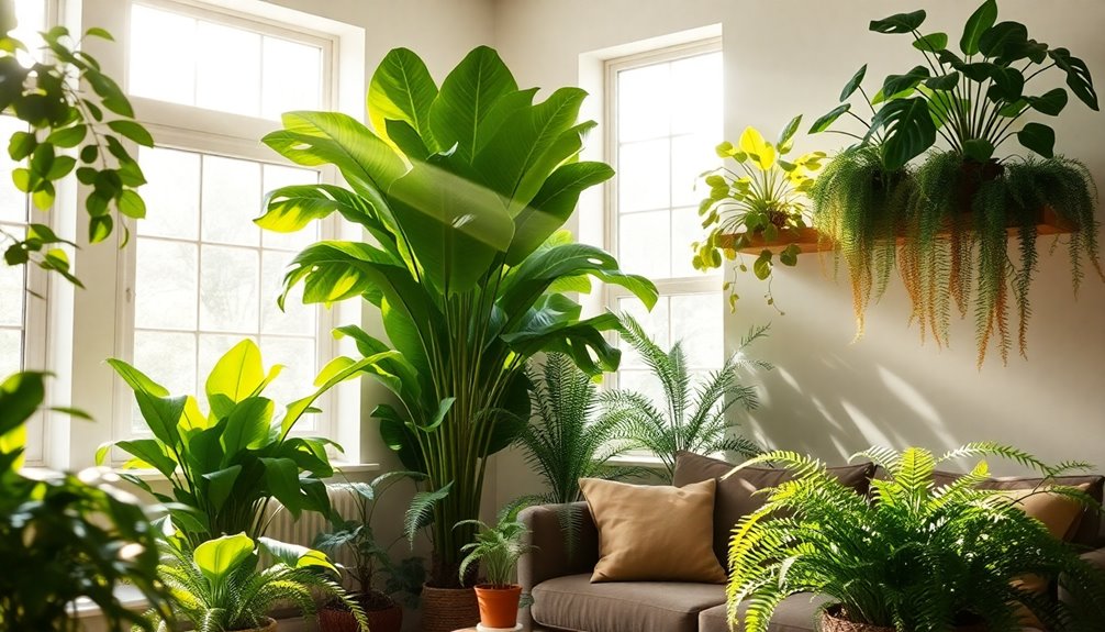 houseplants improve air quality
