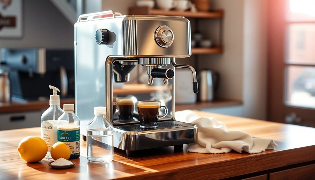 maintain espresso machine hygiene