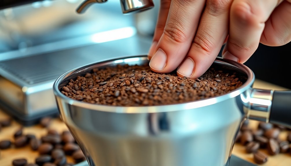 perfecting espresso tamping technique