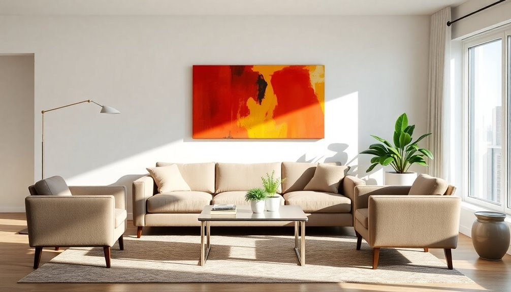 proportions enhance furniture layout