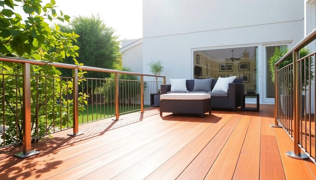 stylish and durable decking