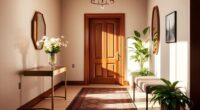 stylish and welcoming entryway