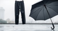 stylish waterproof rain pants