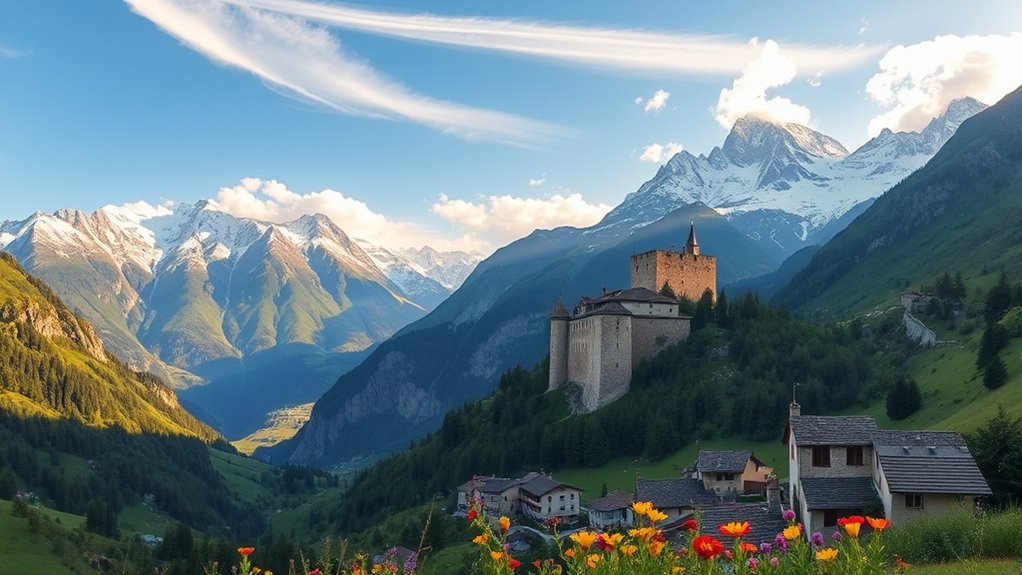 alpine beauty and castles