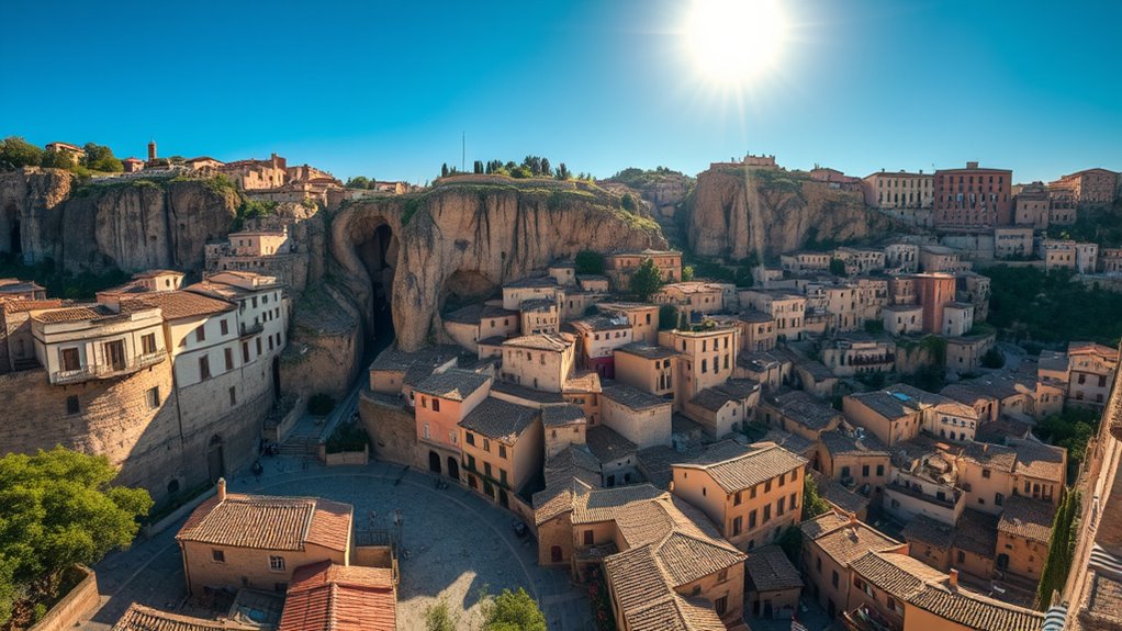 ancient rock cut homes