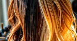 brunette to blonde transformation