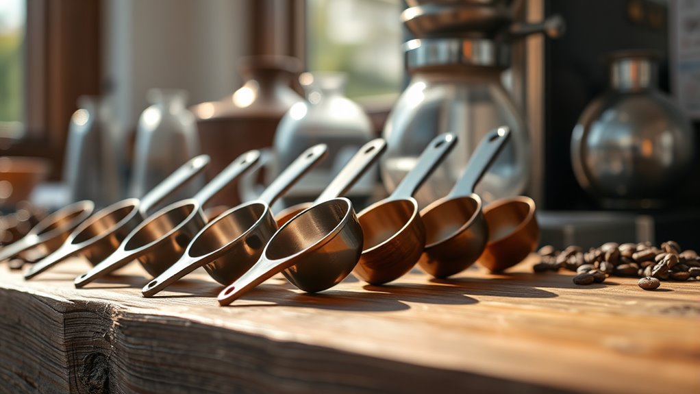 coffee scoop selection factors