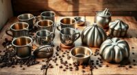 coffee themed cake pans