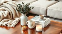 cozy coffee table decor ideas